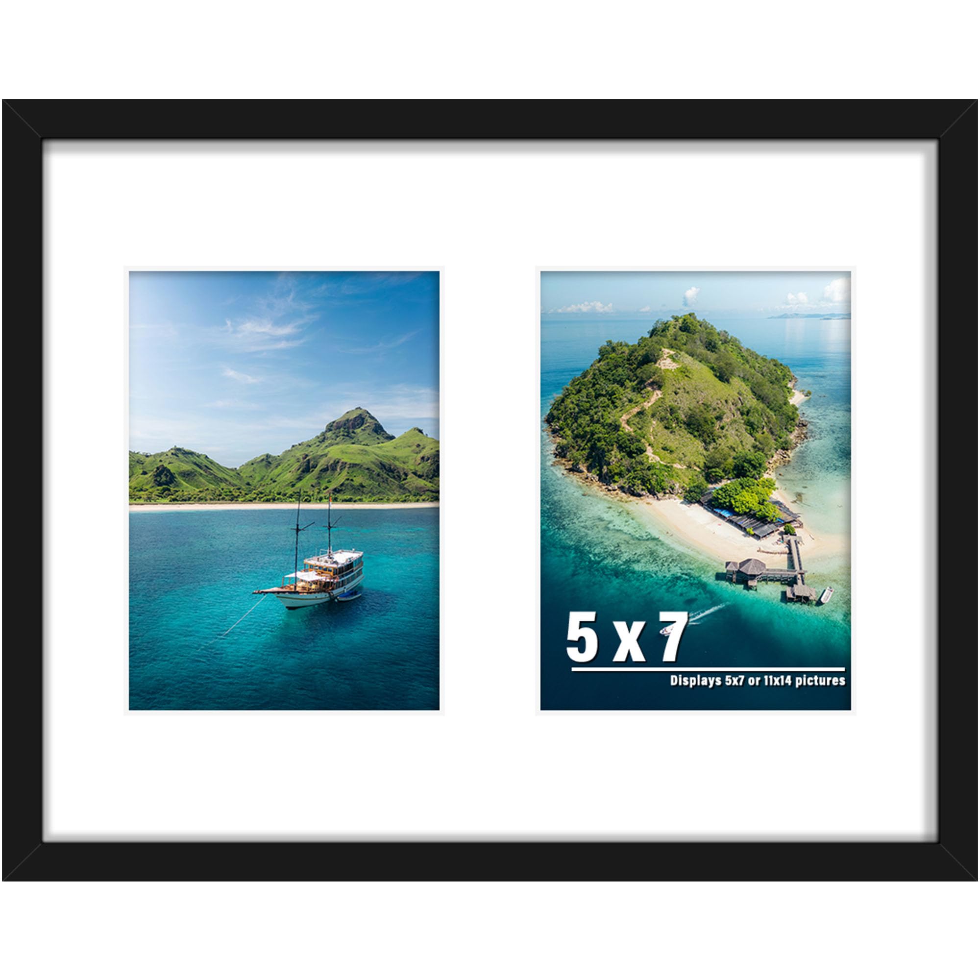 DUENPY 11x14 Picture Frame, 5x7 Collage Picture