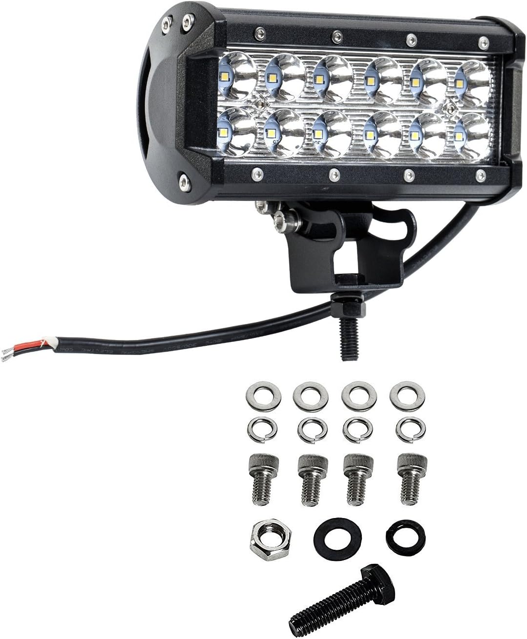 Cutequeen 4 X 36w 3600 Lumens LED Spot Light for Off-Road Rv ATV SUV Boat 4x4 Lamp Tractor Marine Off-Road Lighting (Pack of 4): Automotive