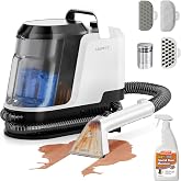 Uwant 18Kpa Upholstery Cleaner Machine with Pet Pro Cleaner&amp;Tools Set of 1 | Portable Carpet Cleaner with 3 Brush Heads for Cars, Pets 2in1 Carpet Cleaner Machine for Spot, Rugs, Couch