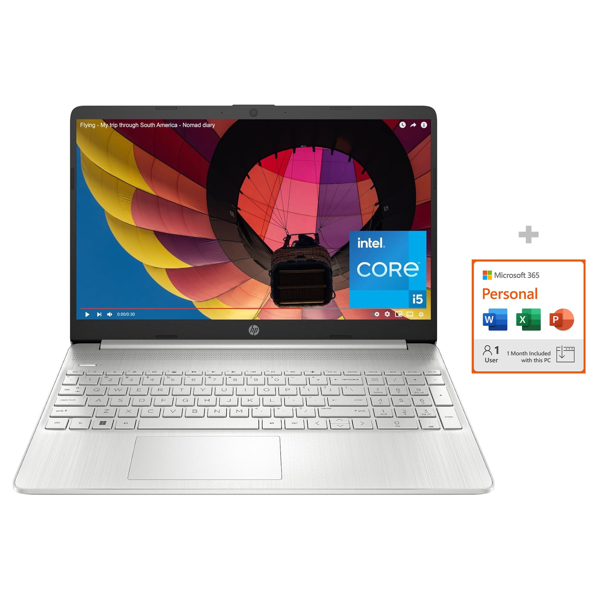 Mua HP 15.6” Laptop with 1-month Microsoft 365 (Office) Included ...