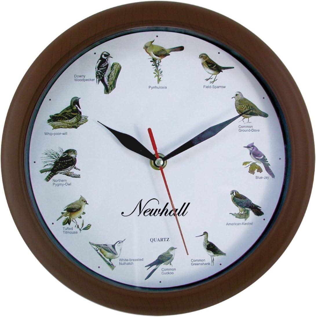 SINGING BIRD WALL CLOCK EACH FEATURES 12 OF THE MOST POPULAR NORTH