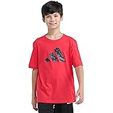 Adidas Boys Short Sleeve World Cup Lenticular Camo Logo Tee