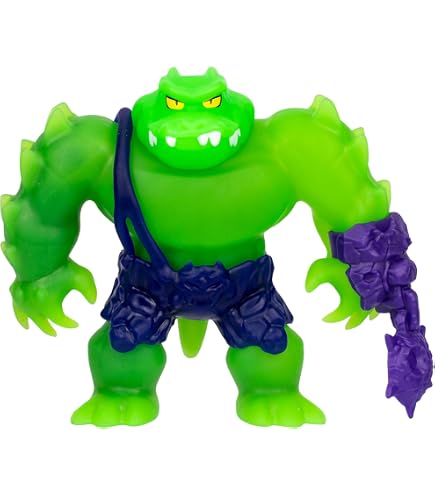 Heroes Of Goo Jit Zu Actionfiguren – Rock-Jaw Vs. Tiger, 2 Stück, Dehnbar & Weich, Für Kinder