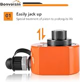 Bonvoisin Hydraulic Cylinder 10T-100T Low Profile Lifting Jack Machinery view 3