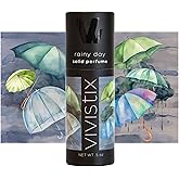 Vivistix Solid Perfume Stick | Rainy Day scent | Portable, clean, fresh, rain, aquatic travel perfume | Made in the USA | no parabens, phthalates, or preservatives
