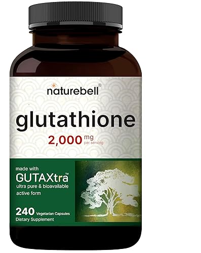 NatureBell Glutathione Supplement 2,000mg Per Serving, 240 Veggie Capsules  | 98%+ Purity Verified, Bioavailable Reduced Glutathione Pills, Active  Form, Master Antioxidant – Vegan Friendly & Non-GMO in Saudi Arabia