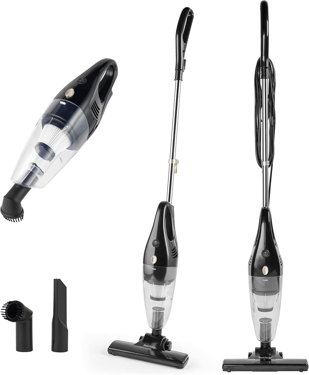 Beldray Bagless 2 in 1 Vacuum Cleaner Platinum BEL0770P-150 500W