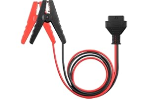 TIENFOKOTA OBD2 Emergency Power Supply Cable,16-Pin OBD II Connector for Car ECU Memory Saver During Battery Change,Memory Pr