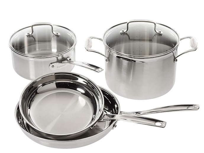 金盒特价 Cuisinart 美膳雅 不锈钢锅具6件套 6.1折$109.99 海淘转运到手约¥1320 金盒特价 Cuisinart 美膳雅 不锈钢锅具6件套 6.1折$109.99 海淘转运到手约¥1320