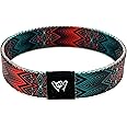 Hang Loose Bands - Southwestern Bracelet for Men, Women & Teens - Comfy Tribal Print and Boho - Western Style Reversible Wristband