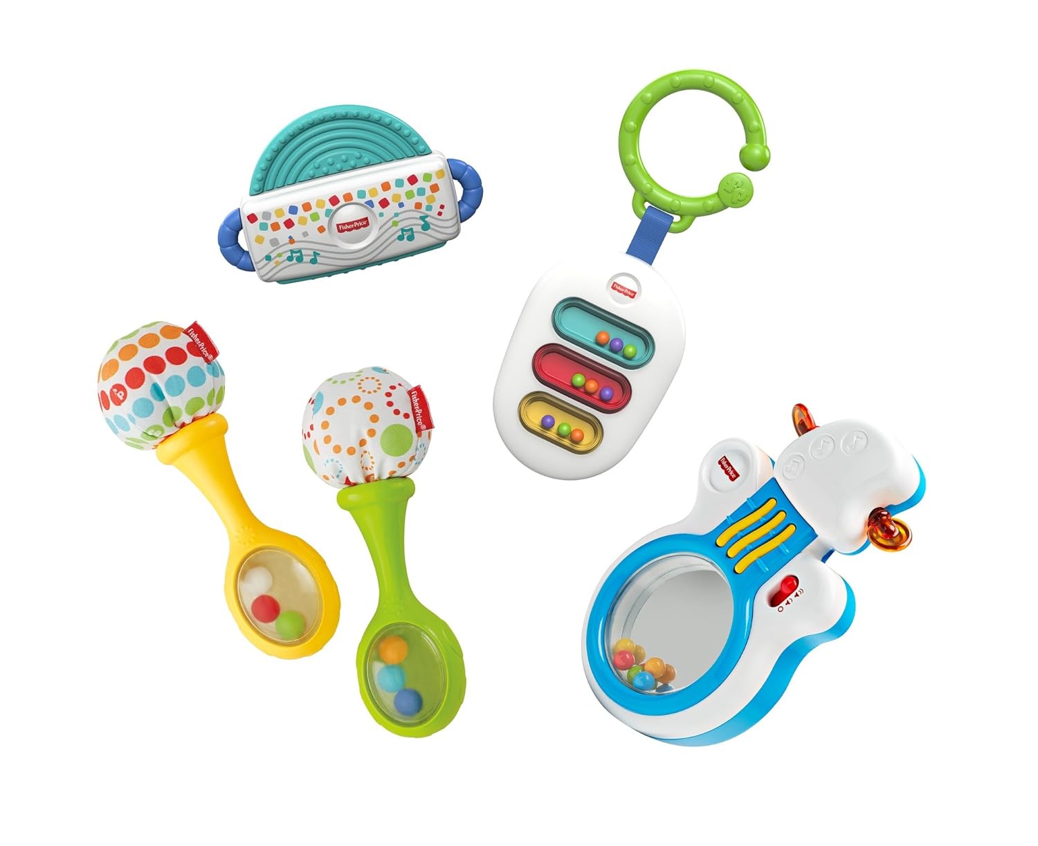 Fisher Price Pack sonajeros musicales Mattel FFV
