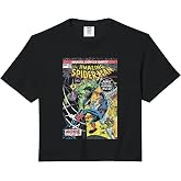 Marvel Comics Spider-Man and Hulk Retro Comic Book Cover Comfort Colors Crop Top