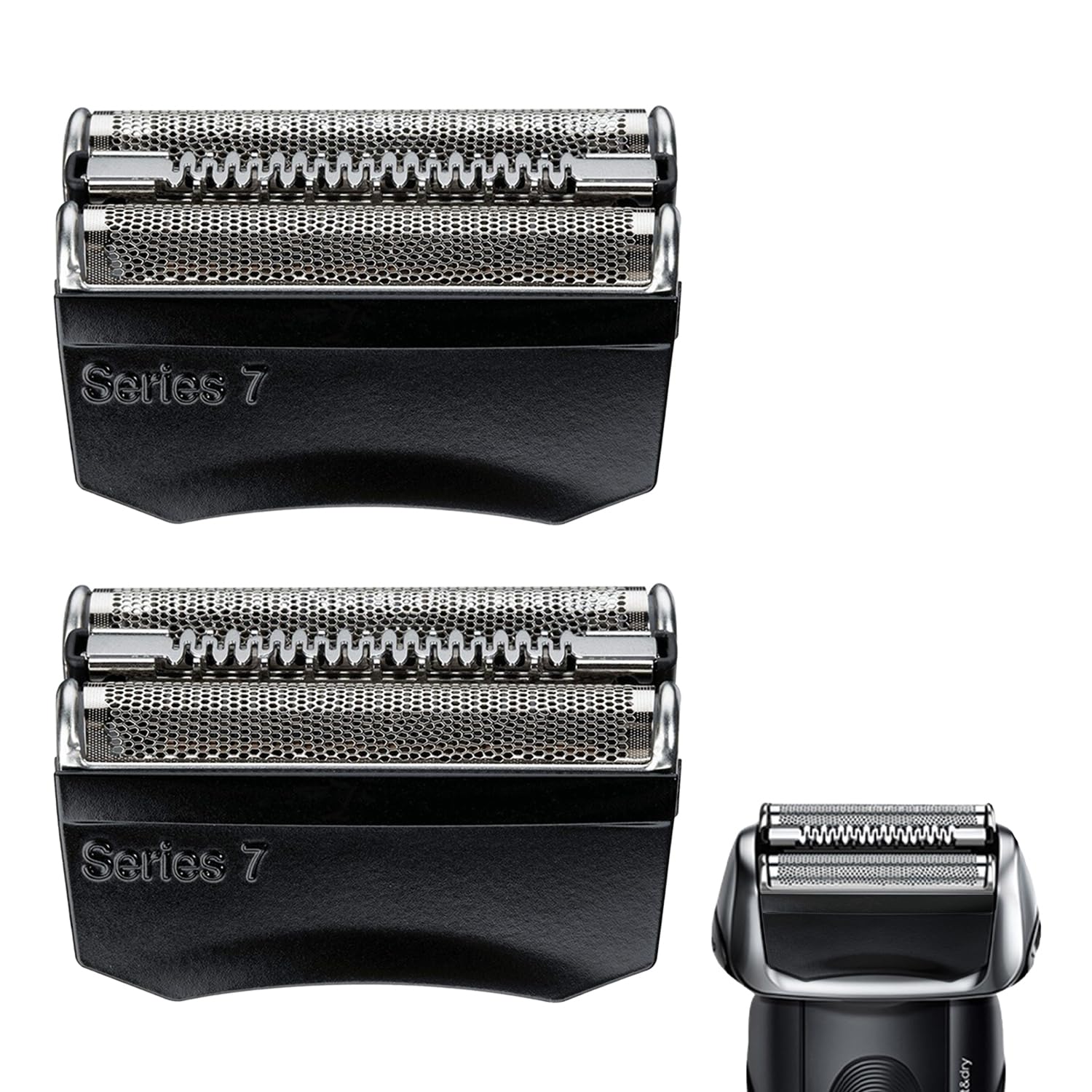 70B Series 7 Electric Shaver Replacement Head Accessories Compatible with Series 7 Foil & Cutter Razor Heads, Compatible with S7 Replacement Head 720cc, 730cc, 735s, 750cc Etc, Pack of 2