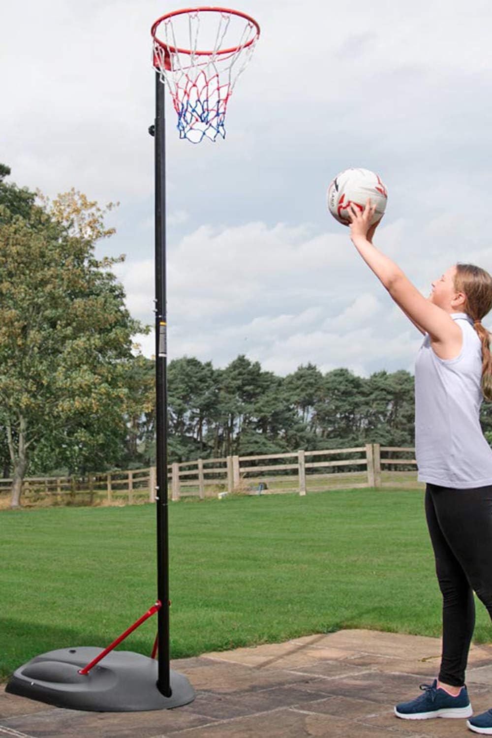 Urban Netball Post Telescopic - Adjustable between 2.4m and 3.05m