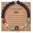 GolbalJew Zodiac Bracelets for Women 12 Constellations Healing Crystal Stone Beads Bracelet Birthday Zodiac Gifts Horoscope Spiritual Bracelet