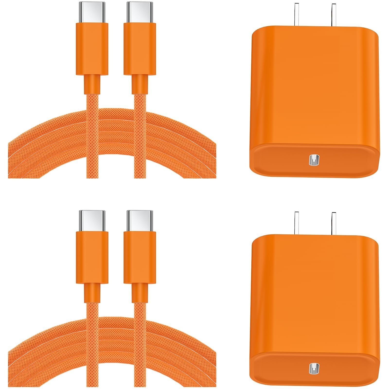 iPhone 17 Pro Max Charger Fast Charging, 2Pack PD 40W Dynamic Power Adapter 6ft Long 60W Woven USB C to Type-C Cable for iPhone 17/Air/17 Pro Max/16/16 Plus/16 Pro/16 Pro Max, iPad Pro/Mini, MacBook