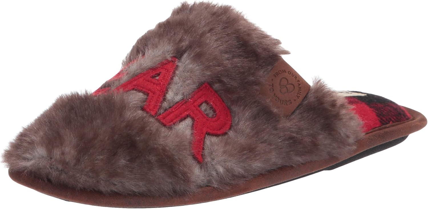 Dearfoams UnisexAdult Grand Bear Slipper Slippers