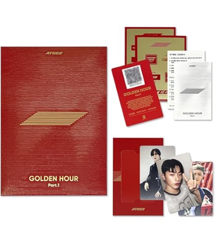 Amazon.com: ATEEZ GOLDEN HOUR : Part2 11th Mini Album (POCAALBUM