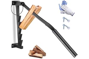Primachen Wall Mounted Wood Splitter- Kindling Splitter for Wood, Manual Firewood Kindling Splitter for Soft Wood Indoor or O