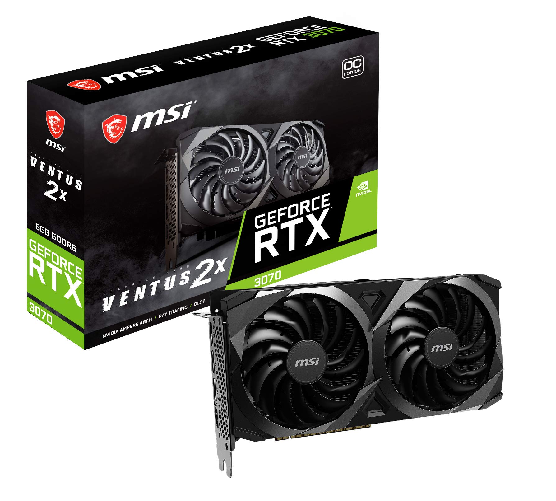 msi Gaming GeForce RTX 3070 8GB GDRR6 256-Bit HDMI/DP TORX Fan 3.0