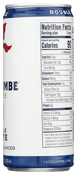 LA COLOMBE DRAFT LATTE – 9 FL OZ – COLD-PRESSED ESPRESSO AND FROTHED MILK – MADE WITH REAL INGREDIENTS – GRAB AND GO COFFEE