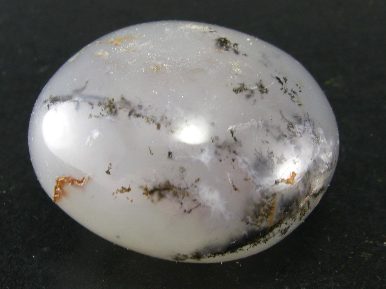 Merlinite Moss Agate Stone From Brazil - 1.7"