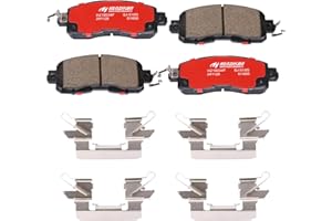 HECHENQICHE Front Ceramic Brake Pads Set for Nissan Altima 2013-2020, LEAF 2014-2017