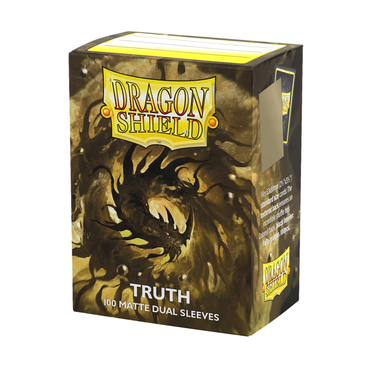 Photo 1 of ***FACTORY SEALED*** Dragon Shield | Matte Dual Standard Size Card Sleeves | 100 CT - Smooth & Tough Premium TCG Sleeves - Compatible with Pokemon, Flesh & Blood, One Piece & Magic The Gathering | Truth