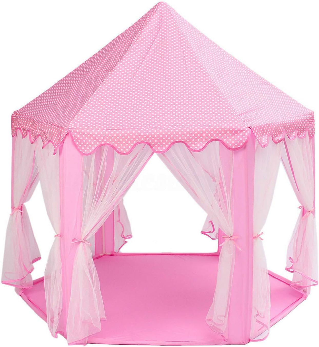 POCO DIVO Princess Castle Girls Play House Indoor Pink Toy Tents Kids Outdoor Playhouse