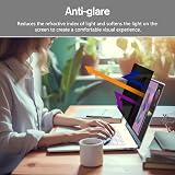 BERSEM 16 inch Laptop Privacy Screen Filter 16:9 Anti Spy Anti Glare Anti view 3