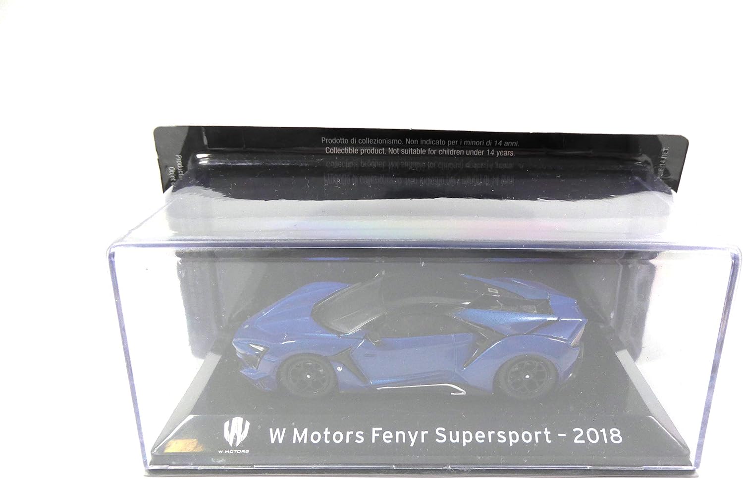OPO 10 - Car 1/43 Collection SUPERCARS Compatible with W Motors Fenyr Supersport 2018 (S71), Blue - Image 4