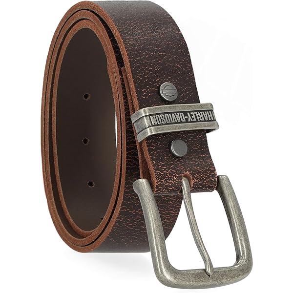Harley-Davidson Men's Tradition Bar & Shield Belt Black Leather