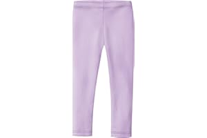 CITY THREADS Made in USA Girls Leggings in 100% Cotton for School Uniform or Play for Sensitive Skin SPD Sensory Friendly Clothing