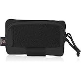 PETAC GEAR Tactical Molle Admin Pouch, Small Organizer Pocket for Tactical Vest/EDC Gun Belt/molle Platform.