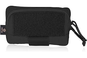 PETAC GEAR Tactical Molle Admin Pouch, Small Organizer Pocket for Tactical Vest/EDC Gun Belt/molle Platform.