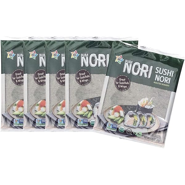 Amazon.com : KIMNORI Sushi Nori Seaweed Sheets – 30 Full Size USDA