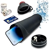 Diversion Water Bottle with 13.5oz Capacity - Ultimate Hidden Compartment for Travel, Beach, Car to Store Valuables like Jewelry, Cash, Money, Coins, Car Keys - Storage Home Security - Black