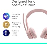 Logitech Zone 300 Wireless Bluetooth Headset Rose with Noise-Canceling Mic view 7