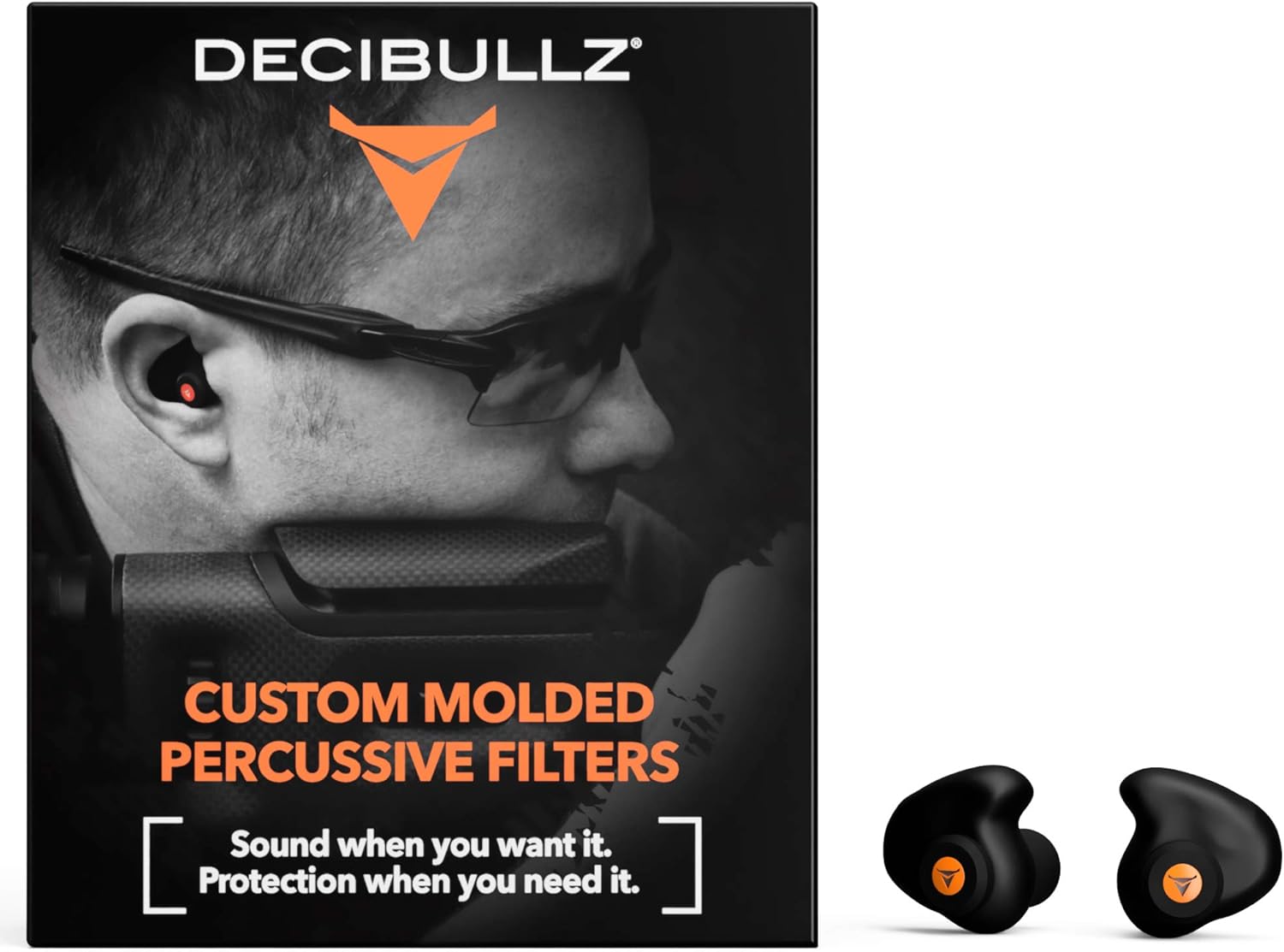 Decibullz - Custom Molded Percussive Filters, Custom Molded Hearing Protection : Sports & Outdoors