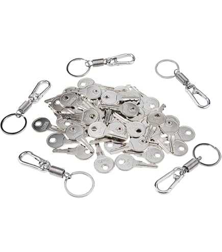 6-Pack CH751 RV Keys - Replacement Keys For Camper Cabinets, Storage Doors & Push Locks