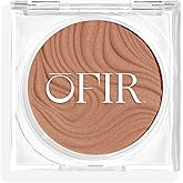 OFIR Geo Sculpt Blendable Cream Bronzer | Buildable Radiant Finish with Vitamin E | Vegan & Cruelty Free Makeup Bronzer | Sun Kissed Glow Compact For Sculpting Cheekbones | Clay - Soft Tan, 0.24 oz