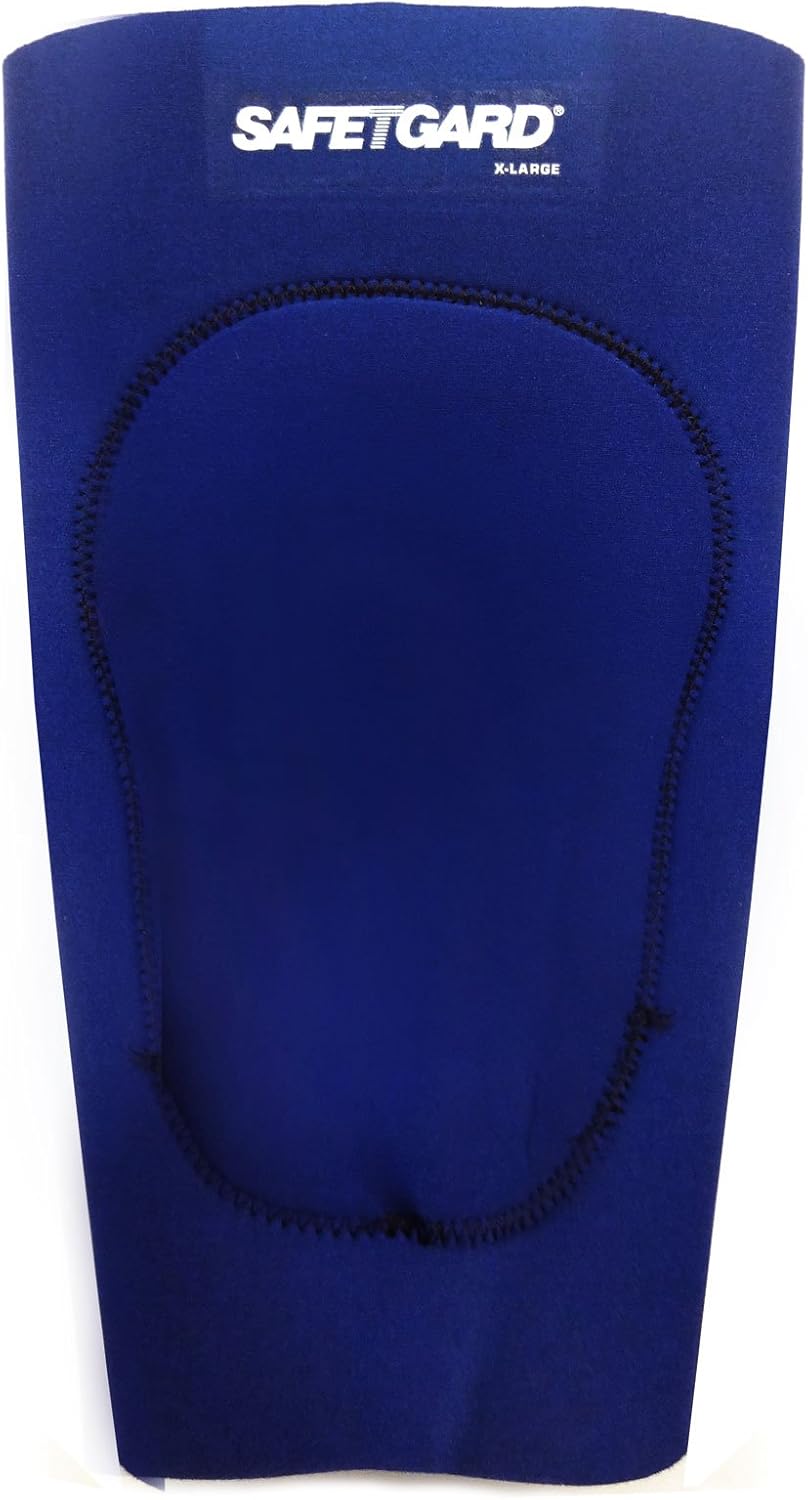 SafeTGard Adult Neoprene Wrestling Knee Support (Navy Blue