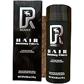 DRMOOSE Hair Building Fiber – (25g, Medium Brown) – Lightweight – Chemical-Free – Volume Maximizer & Concealer for Thinning H