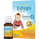Ddrops Baby 400 Iu Vitamin D3 Drops, 90 Count (pack of 3)