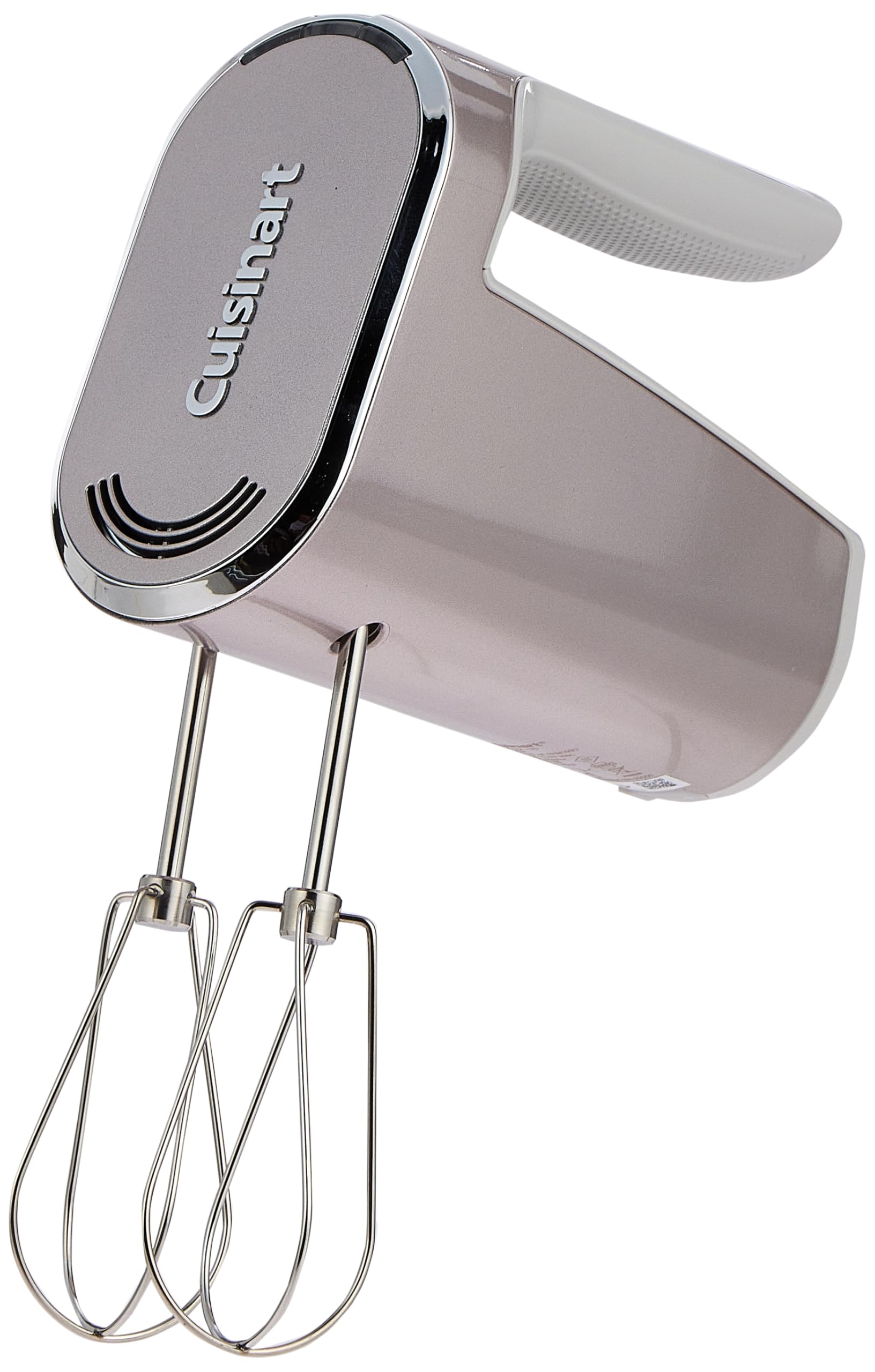 Cuisinart Cordless Power Hand Mixer, Cake mixer for baking, Stainless steel beaters, 5 Speeds, Cordless, USB charge, Rechargeable, 20 minutes continuous use, Dishwasher safe, Electric hand mix