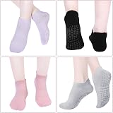Zuimei 5 Pairs Pilates Yoga Grip Socks Women Non Slip UK 4-7 view 7