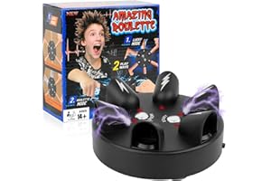 DAFUZ Shock Roulette Party Game, New Lie Detector Test Shock Finger Game, Interesting Polygraph Party Game Toy, Finger Shock Game for Family Party, Decompression Funny Toy for 2-6 Palyers (1 PCS)