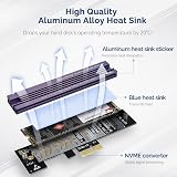 ELUTENG M.2 NVMe to PCIe 4.0 x1 Adapter with Aluminum Heatsink view 2