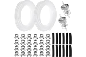Innconee 2 Set 5M Fuel Line Kit with Filter and Hose Clip for Heaters Tank Diesel Accessories Diesel Heater Fuel Line Kit