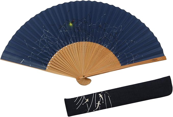 Amazon ハセガワ 京扇子 蛍 ツバメ彫 京都職人 手作り 扇子 扇子袋付き 化粧箱入り 和装小物 通販